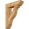 Ekena Millwork Funston Slat Rough Sawn Bracket w/ Offset Brace, Western Red Cedar, 8"W x 30"D x 38"H BKT0806X30X38FST06RWR - alternate 1